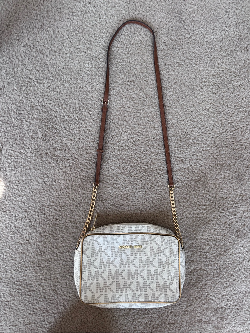 Michael Kors Jet Set Logo Crossbody Bag